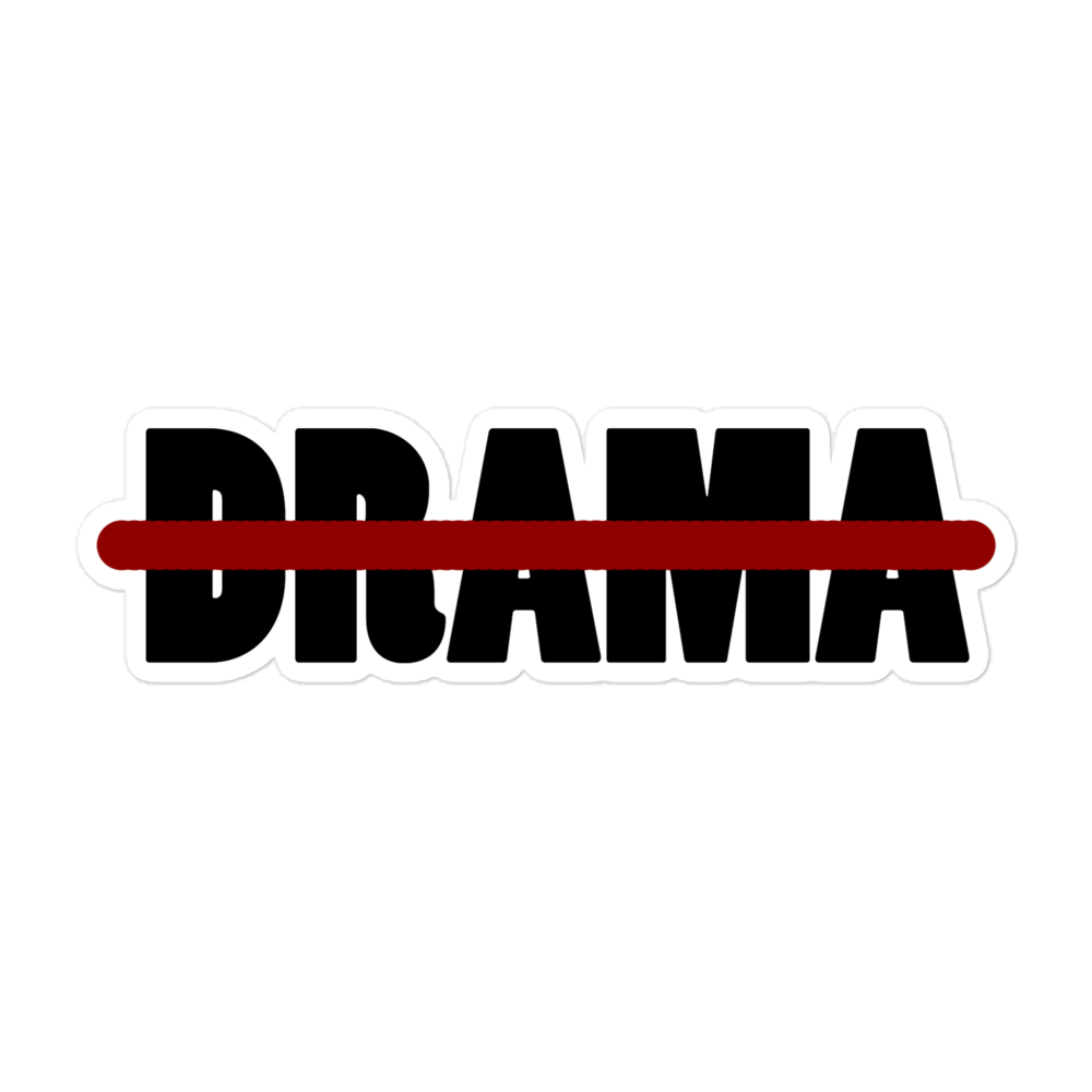 NoDRAMA STICKERS